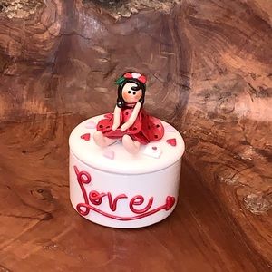 Trinket jewelry box handmade